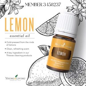 Young Living Cleansing & Detoxifying Lemon Essential Oil 15ml New